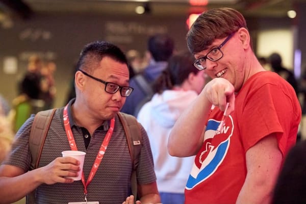 Having fun at SmashingConf NY